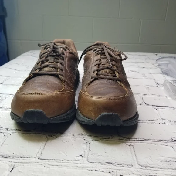 New Balance 928 brown leather walking shoes - Picture 11 of 16